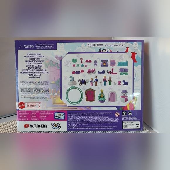 Polly Pocket Advent Calendar 25 Surprises 2020 NWT - Picture 3 of 4